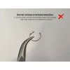 Stříbrný rozevírací piercing TIA 1.2 x 11 mm  Ag 925/1000