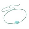 Šňůrkový náramek s Amazonitem