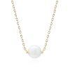 Pozlacený náhrdelník SHELL PERLA