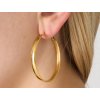 Náušnice kruhy THICK Gold