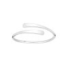 Stříbrný otevřený prstýnek EVE