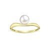 Pozlacený prsten PERLA (1)