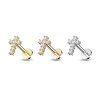 Labreta Cross se Zirkony Gold