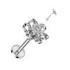 Labreta Hollow Flower se Zirkony