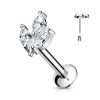 Labreta Three Marquise se Zirkony