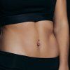 Piercing do pupíku se Zirkony Silver