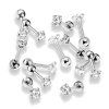 Piercing činka do ucha se Zirkonem 1,2 mm