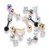 Piercing činka do ucha se Zirkonem 1,2 mm
