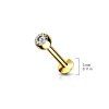 Labreta Ball se Zirkonem 3 mm