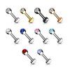 Labreta Ball se Zirkonem 3 mm