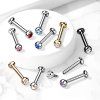 Labreta Ball se Zirkonem 3 mm