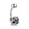 Piercing do pupíku Stone Silver