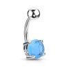 Piercing do pupíku Stone Silver