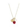 Náhrdelník MAIRE Red Chalcedon Gold