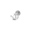Labreta Triple Marquise se Zirkony Silver