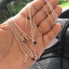 Stříbrný náhrdelník Birthstone