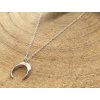 Náhrdelník Půlměsíc Silver (Délka 46cm, Typ řetízku Cable)