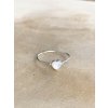 Stříbrný prsten Shell Heart