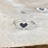 Stříbrný prstýnek Heart III  Ag 925/1000