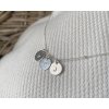 Stříbrný náhrdelník AMELIA s ražbou iniciálů  Ag 925/1000