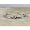 Stříbrný náramek Knot Cuff  Ag 925/1000