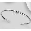 Stříbrný náramek Knot Cuff  Ag 925/1000