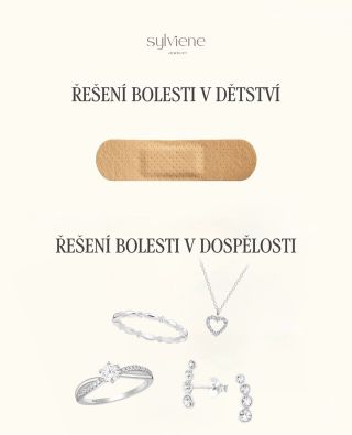 Dřív náplast na koleno. Dnes šperk pro lepší náladu.💍✨ A jestli sis chtěla udělat radost, tak právě dnes je ten den — akce...