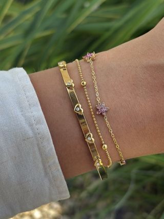 Novinky, které tě pohltí❤️‍🔥Náramek Hearts Gold a dvojitý náramek Rosalia🌺 Který si vybereš?