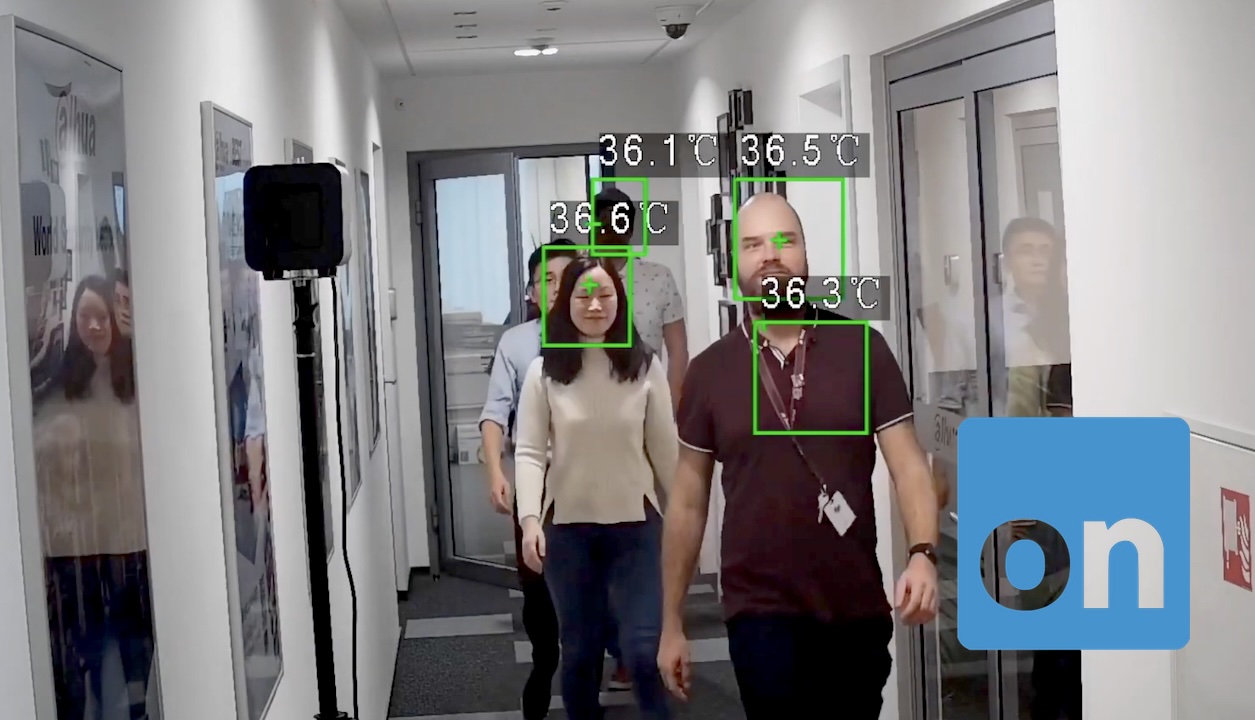 Kamerové systémy pro měření teploty osob