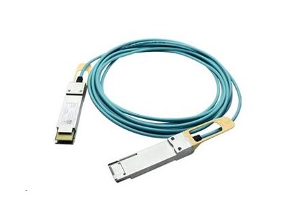 QSFP56-DD aktivní optický kabel AOC 400Gbps pro lokální propojení dvou aktiv. prvků přes QSFP-DD sloty, 10m