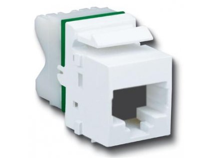 Keystone Cat 6, nestíněný modul RJ45, Siemon Max univerzální, bílý