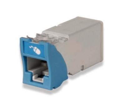 Keystone Cat 6, nestíněný hybrid modul RJ45, Siemon Max, bílý