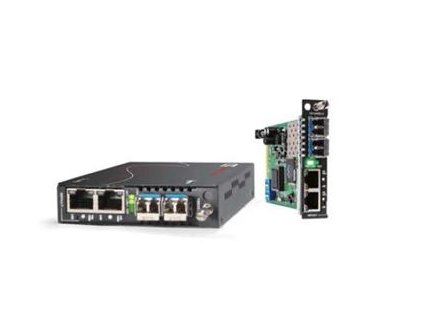 2x 100BASE-TX // FX duální media konvertor FRM220, SFP, IN-BAND, jen karta