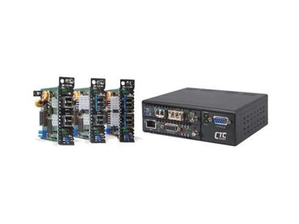 3R reapeater, media konvertor FRM220, 10Gbps SFP+ / 2x 10Gbps XFP, multirate, řiditelný