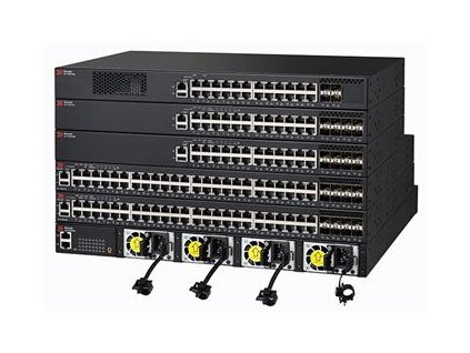 Switch 24x GE PoE+ 370W bundle with 2xGEE/10GE + 6xGEE SFP+ (upgradeable to 10GE) uplink/stacking ports upgr