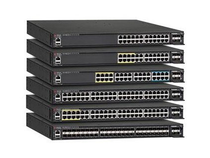 Switch 48x GE PoE+, 3 modular slots for optional uplinks/stacking. Power supply, fan & modules need to be ordere