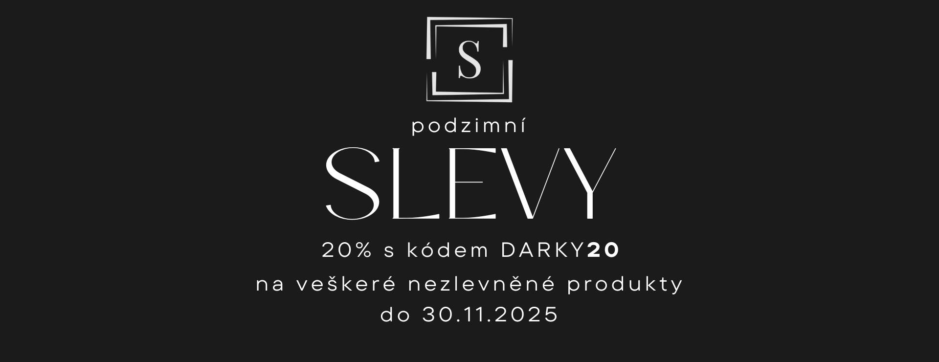 Podzimní slevy