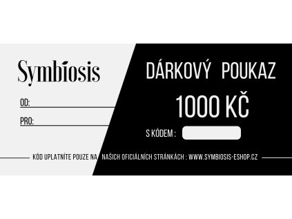 dárkový poukaz 1000