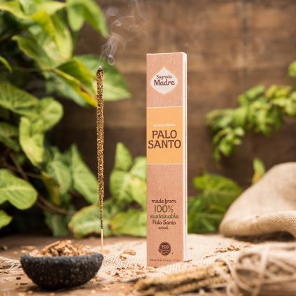 Vonné tyčinky Palo Santo  8 ks prémiových vykuřovadel Sagrada Madre, 30 g