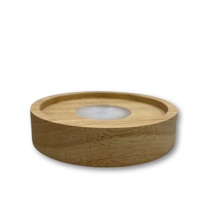 Svítící LED podstavec do zásuvky - 2. jakost  bílý kabel, délka 75 cm, pro nasvícení svícnů ve tvaru válce