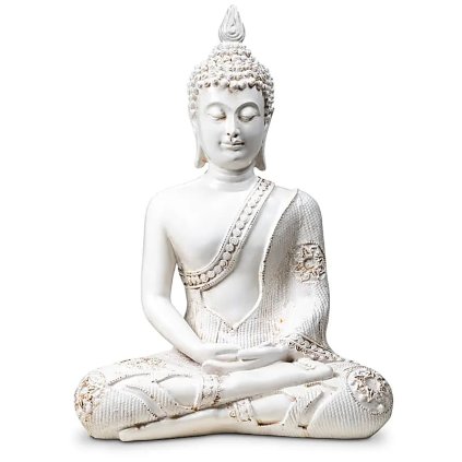 Soška Buddha - Cesta k sobě  výška 27,5 cm, vhodná i do venkovního prostředí