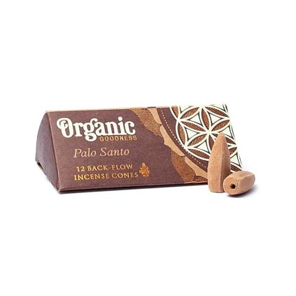 Vonný kužel (františek) - Palo Santo  12 ks, tekoucí dým, 24 g, doba doutnání 15 minut