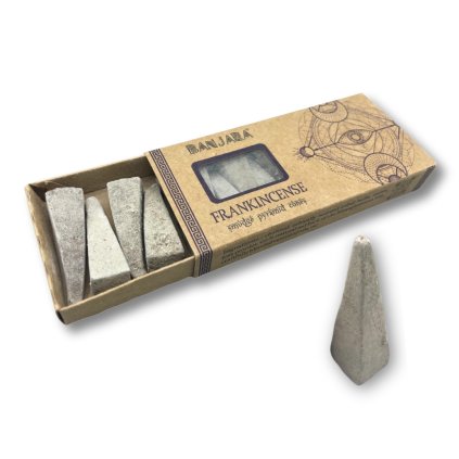 Pyramidové vonné kužely - Kadidlo  přírodní, bez chemie, hoření 20-30 min., pryskyřičná vůně