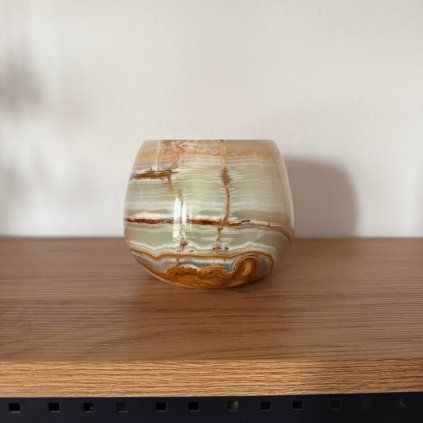 Svícen kónický L - Přechodné období  konkrétní kus z fotek, jedinečný originál, průměr 12,5 cm