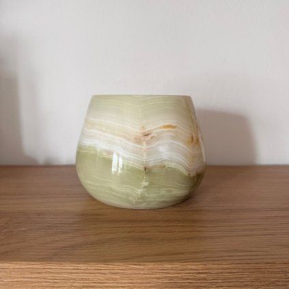 Svícen kónický L - Lesní cesta  konkrétní kus z fotek, jedinečný originál, průměr 12,5 cm