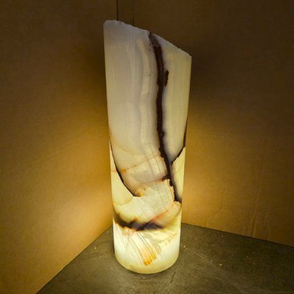 Aragonitový válec - Cesta duše  konkrétní kus z fotek, jedinečný originál, výška 50 cm, váha 7 kg