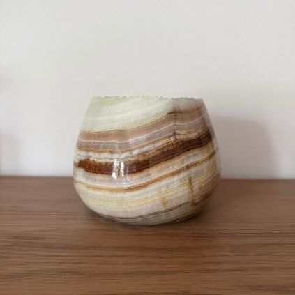 Svícen kónický L - Cesta lesem  konkrétní kus z fotek, přírodní okraj, průměr cca 12,5 cm
