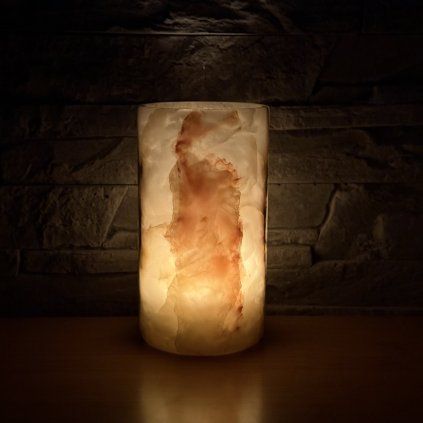 Svícen válec L - Cesta lásky  výška cca 13 cm, konkrétní kus z fotek, jedinečný originál