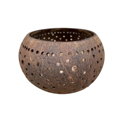 symbiotickycz svicen kokos kosovy svicka prirodni vyrezavany stojan candle skorapka meditace relaxace relax odpocinek slowliving energie svetlo teplo ohen (42)
