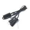 Kabel černý do lamp - patice E14  černá barva, délka 140 cm, do solné/onyxové lampy